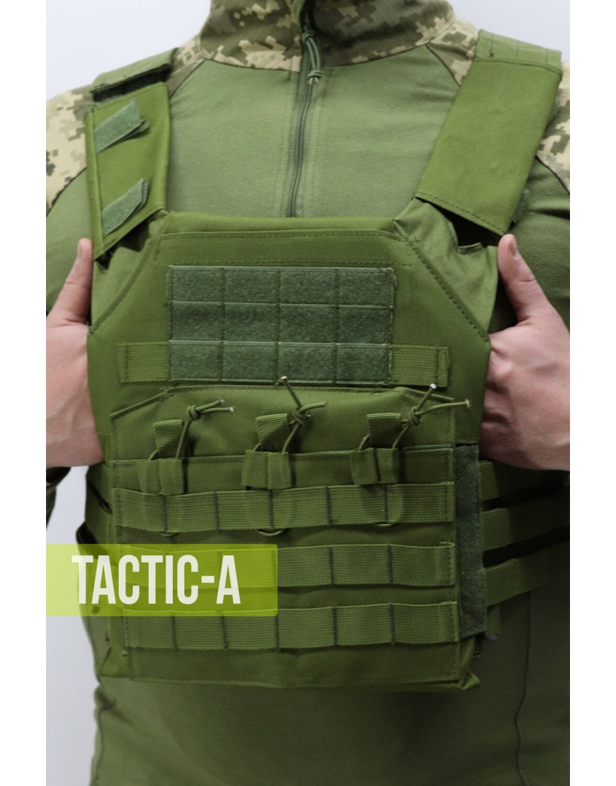 Плитоноска олива с Molle Faster