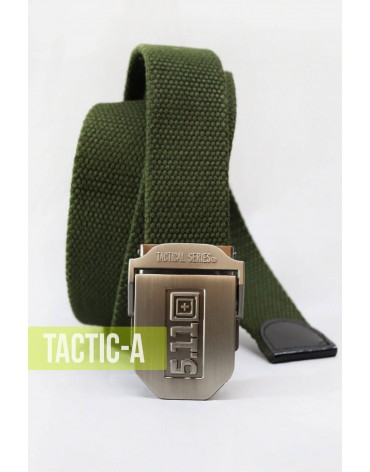 Тактический ремень тканевый олива 5.11