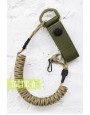 Пистолетный ремешок Coyote Camo с карабином 