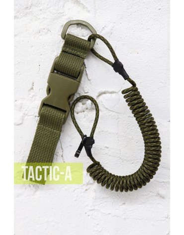 Пистолетный ремешок с карабином Olive Camo Move 
