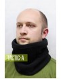 Флисовый бафф черный / шарф-труба Skipper