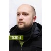 Флисовый бафф черный короткий / шарф-труба Slash