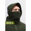 Флисовая кофта с капюшоном олива Hunter