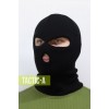 Балаклава маска черная 3 отверстия Unseen