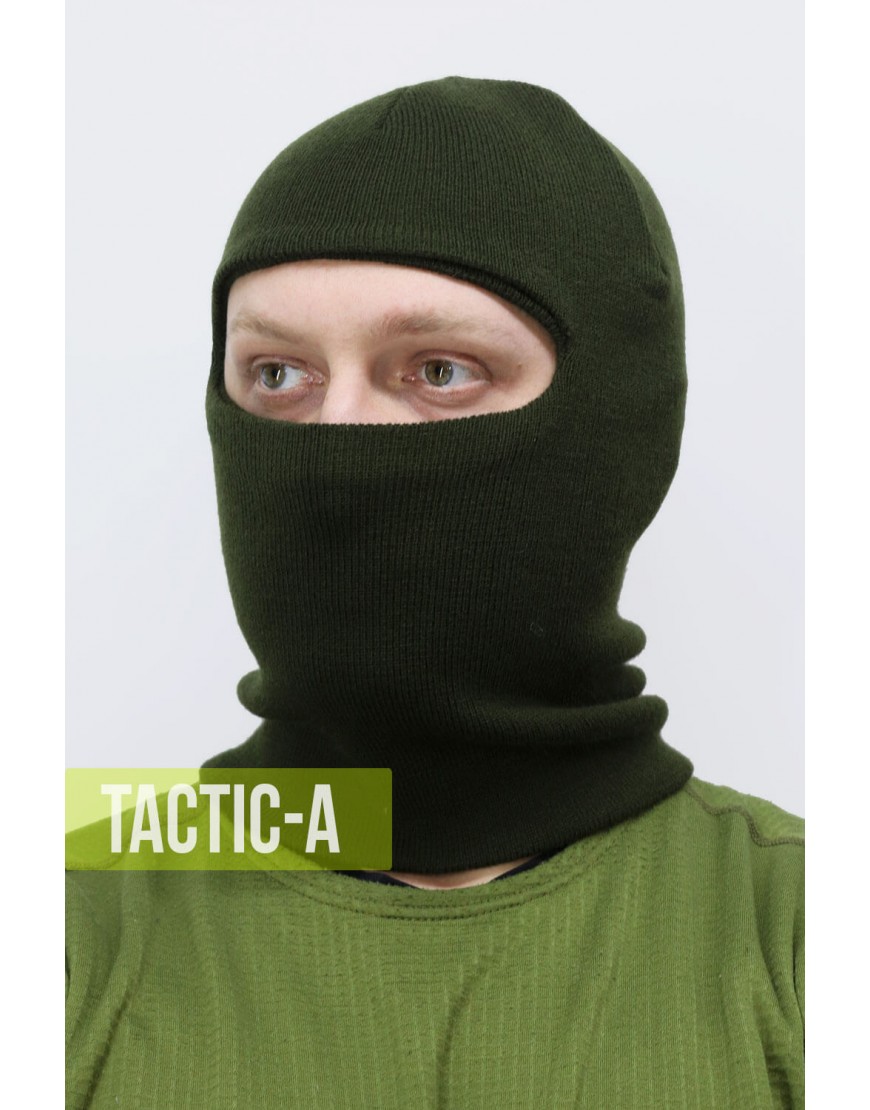 Балаклава маска олива вязаный трикотаж Soldier