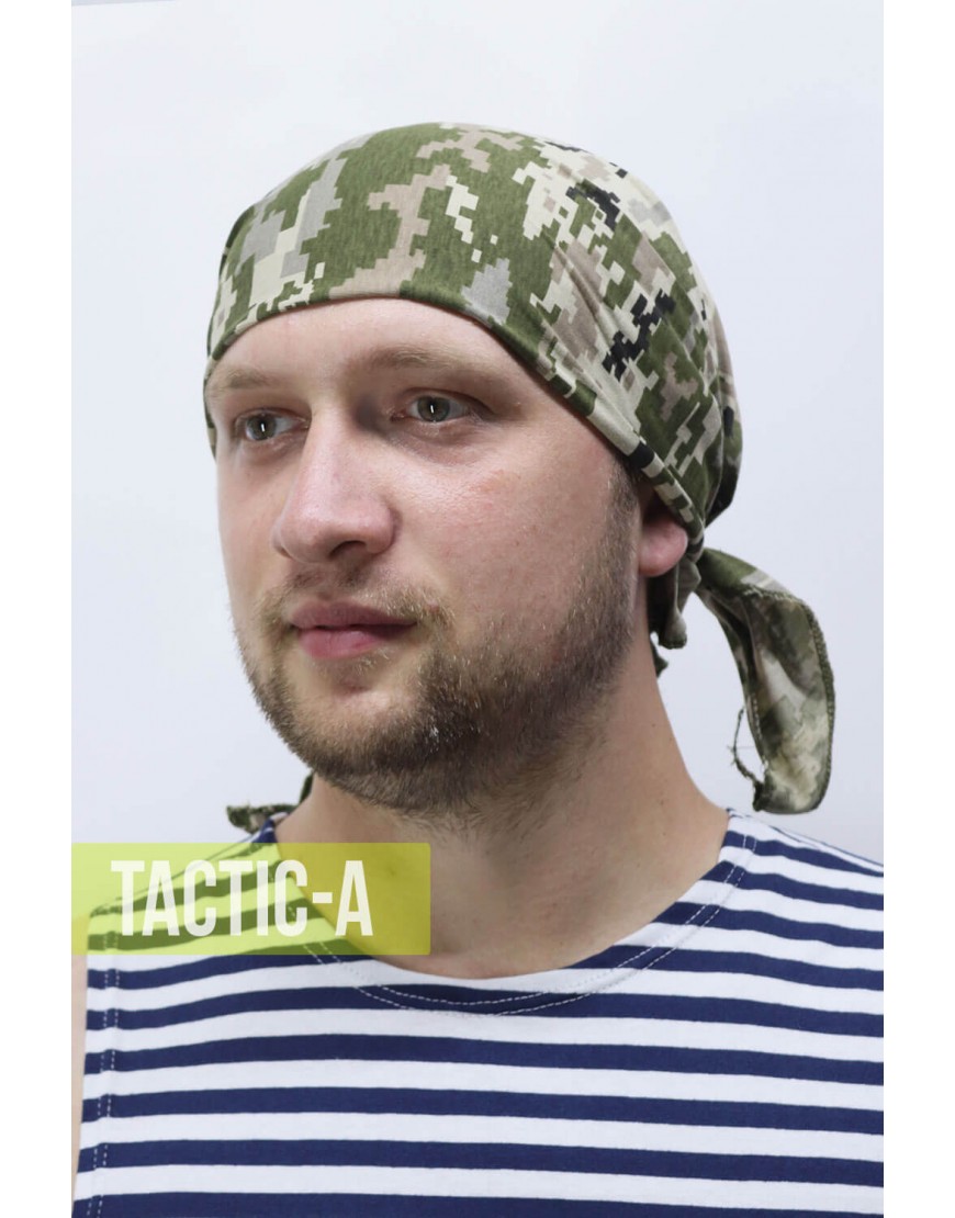 Бандана летняя камуфляж Пиксель хлопок
