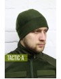 Флисовая шапка олива Сity