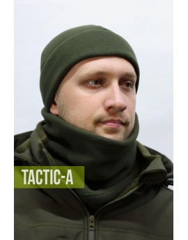 Флисовая шапка олива Сommander