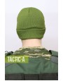 Трикотажная шапка олива Сasual