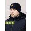 Вязаная шапка с кокардой ДСНС 