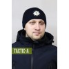 Вязаная шапка с кокардой Полиция 