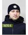 Вязаная шапка с кокардой Полиция 