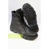 Зимние ботинки черные кожаные Black Easy Step