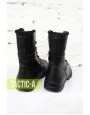 Берцы зимние кожаные черные Storm
