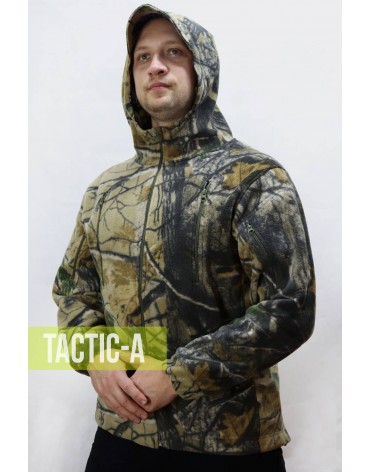 Флисовая кофта камуфляж Лес Hunter