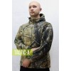 Флисовая кофта камуфляж Лес Hunter