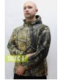 Флисовая кофта камуфляж Лес Hunter