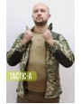 Флисовая кофта камуфляж пиксель Tactics 