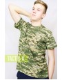 Футболка камуфляж пиксель Military