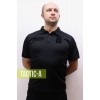Футболка поло Полиция Coolmax черная