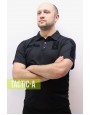 Футболка поло Полиция Coolmax черная