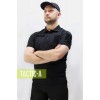 Черная футболка поло Coolpass Police