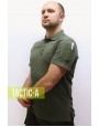 Футболка поло ВСУ (ЗСУ) олива хлопок уставная