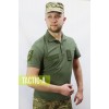 Футболка поло c липучками ВСУ / ЗСУ Lacoste Elegant