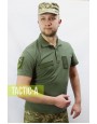 Футболка поло c липучками ВСУ / ЗСУ Lacoste Elegant