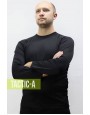 Футболка с длинным рукавом полиция Black Coolmax