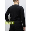 Футболка с длинным рукавом полиция Black Coolmax 