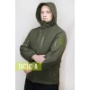 Утепленная куртка софтшелл / softshell олива Strong Winter