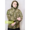 Утепленная куртка пиксель софтшелл / softshell Strong Winter
