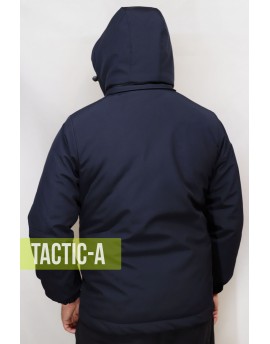Утепленная куртка синяя софтшелл / softshell Strong Winter