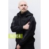 Куртка софтшелл черная пилот / softshell Black