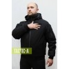 Куртка зимняя черная софтшелл / softshell Winter Plus