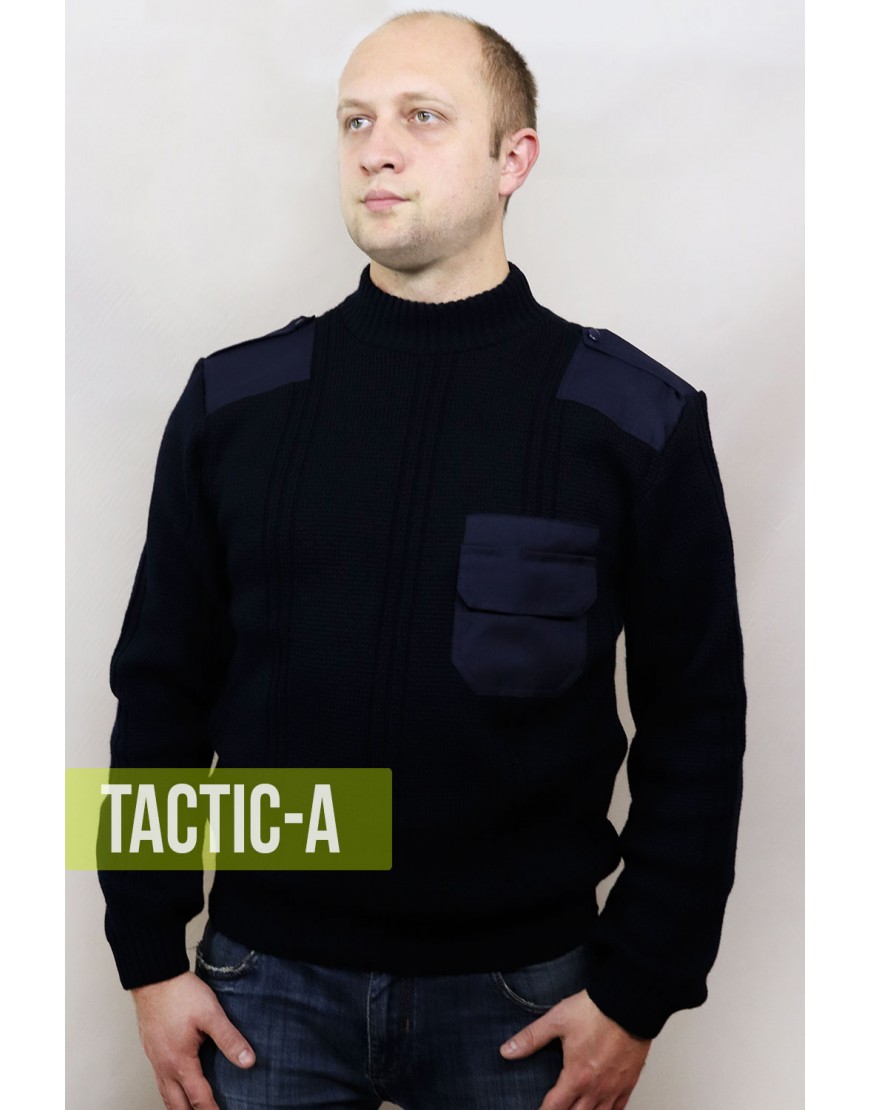 Форменный свитер темно-синий Military-T 