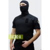 Убакс черный короткий рукав Police