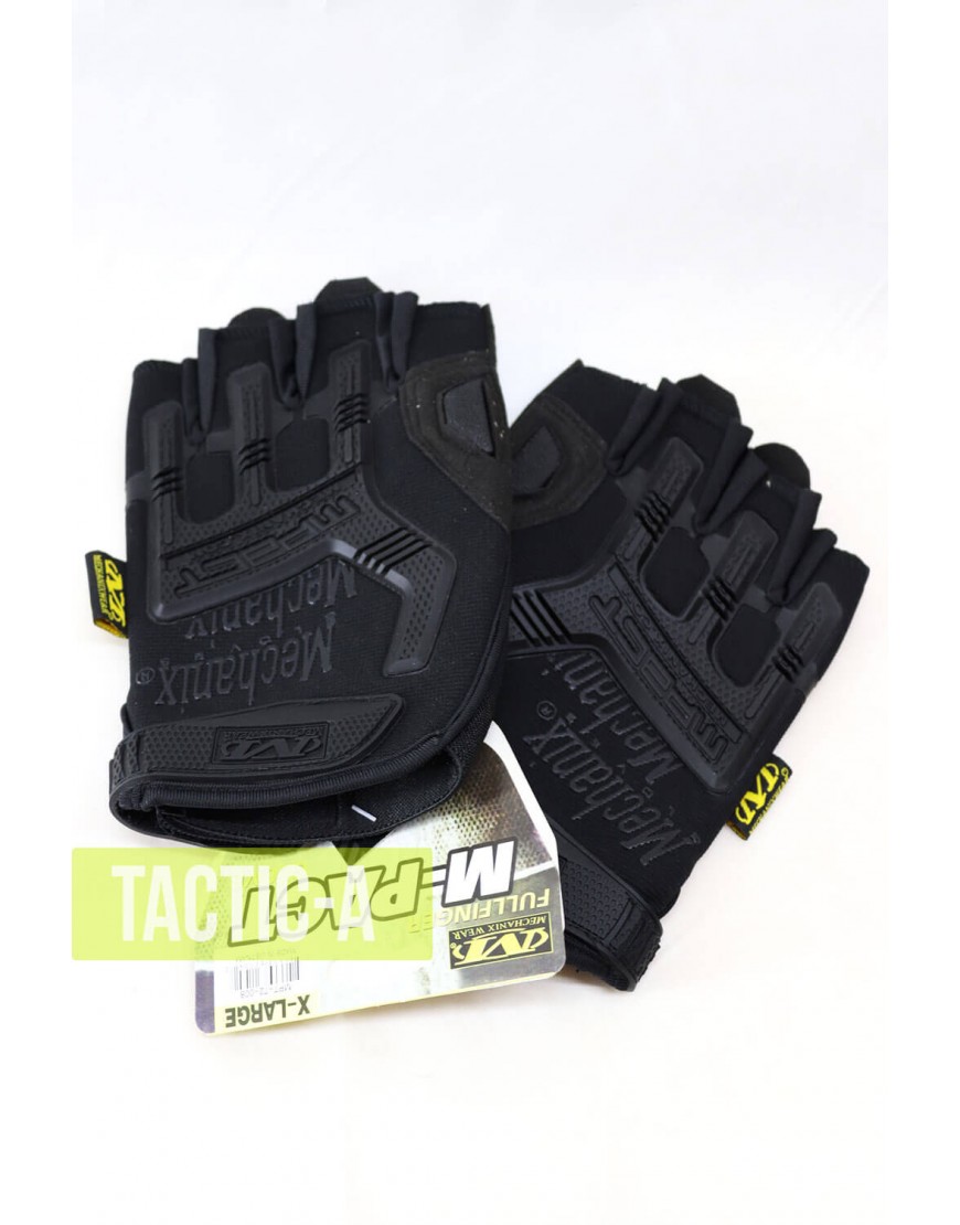 Перчатки черные беспалые Mechanix 