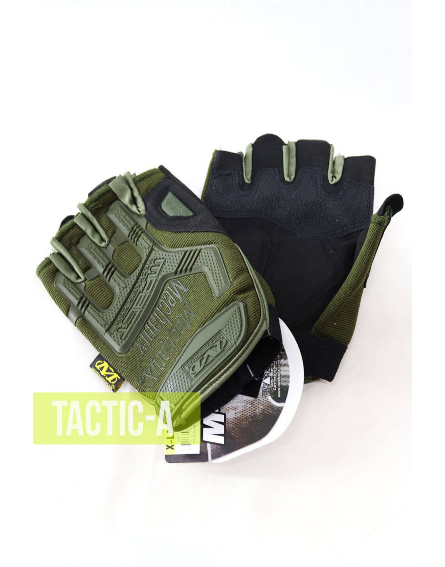 Перчатки олива беспалые Mechanix 