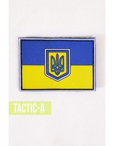 Резиновый патч нашивка Флаг Украины