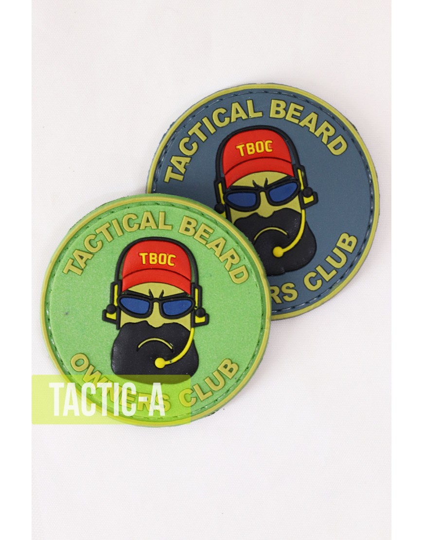 Резиновый патч нашивка Tactical Beard