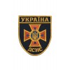 Шеврон ДСНС для футболки поло 80х65мм 